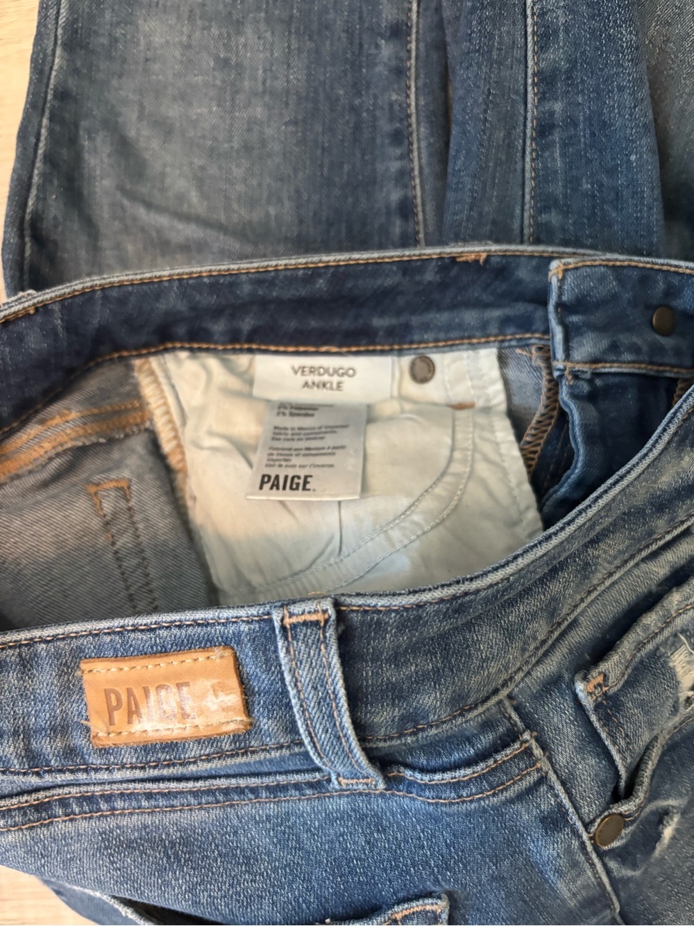 Jean Bundle! PAIGE + Judy Blue Jeans Size 25 Skinny Distressed Raw Hem - Picture 14 of 16